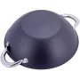 Казан чавунний з антипригарним мармуровим покриттям Kamille Wok KM-4815