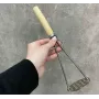 Картофелемялка круглая с деревянной ручкой Украина ТД
