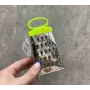 Тертка 4-х гранна срібляста/зелений A-PLUS 1208