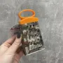 Тертка 4-х гранна срібляста/помаранчева A-PLUS 1208