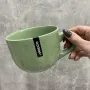 Чашка керамическая 480 мл Ardesto Bagheria Pastel Green AR2948GGC