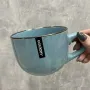 Чашка керамічна 480 мл Ardesto Bagheria Misty Blue AR2948BGC