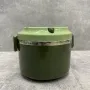 Ланч бокс пластиковий корпус внутрішня ємність сталь нержавіюча Kamille зелений KM-2135