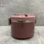 Ланч бокс пластиковий корпус внутрішня ємність нержавіюча сталь Kamille рожевий KM-2135