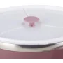 Ланч бокс пластиковий корпус внутрішня ємність нержавіюча сталь Kamille рожевий KM-2135