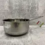 Ківш із нержавіючої сталі без кришки 18 см. 1 л Kamille KM-4354