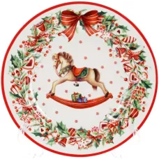Тарелка десертная 19 см Rocking horse Bona DP186185 Тарелка десертная 19 см Rocking horse Bona DP186185