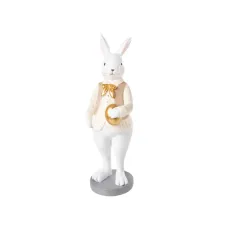 Статуэтка Lefard Пасхальный Кролик в бежевом 10х8х26 см Белый (AL186558) Статуэтка Lefard Пасхальный Кролик в бежевом 10х8х26 см Белый (AL186558)