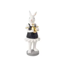 Статуэтка Lefard Пасхальная Крольчиха в черном 7х7х21 см Белый (AL186560) Статуэтка Lefard Пасхальная Крольчиха в черном 7х7х21 см Белый (AL186560)