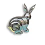Статуетка Crystocraft Кролик Кришталеве серце зі стразами Swarovski 6х6 см Silver (AL186564)