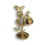 Статуетка Crystocraft Кролик Мішок бабла зі стразами Swarovski 7,5 см Gold (AL186565)