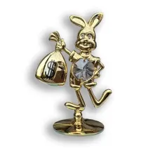 Статуетка Crystocraft Кролик Мішок бабла зі стразами Swarovski 7,5 см Gold (AL186565) Статуетка Crystocraft Кролик Мішок бабла зі стразами Swarovski 7,5 см Gold (AL186565)