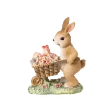 Фигурка мини Rabbit with flowers 11.5 см AL218318 Lefard Фигурка мини Rabbit with flowers 11.5 см AL218318 Lefard