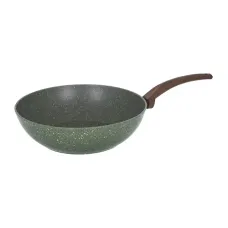 Сковорода WOK Ringel Pesto 28 см Коричнево-зелений RG-1137-28 w Сковорода WOK Ringel Pesto 28 см Коричнево-зелений RG-1137-28 w