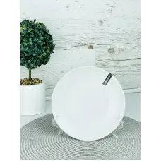Тарілка десертна 19 см Ardesto Lucca White AR2919WM
