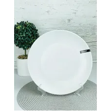 Тарілка обідня 26 см Ardesto Lucca White AR2926WM