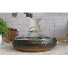 Сотейник алюмінієвий 4 л O.M.S 3341-30-4л-Gold