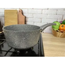 Ковшик из литого алюминия с гранитным покрытием 2,5 л O.M.S 3217-20-2,5л-Grey
