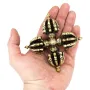 Двойной скрещенный ваджр (дордже) HandiCraft Бронза Девять спиц 11 см (25976)