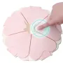 Тарелка-менажница для закусок RIAS Peach Heart Shape с подставкой для телефона 5 отсеков Pink (3_01556)