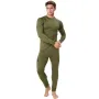 Комплект тактичної термобілизни Eagle JA-09 на флісі Green XXL (3_02558)