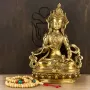 Статуя Ваджрасаттва (Дордже Семпа) Kailash 21х15х9 см Бронза (26770)