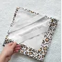 Непромокаемый наматрасник 70х120 см DIAPER LEOPARD COSAS Бежевый