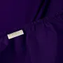 Двоспальна постіль з простирадлом на гумці Dark Plum CS1 COSAS Фіолетовий 180х220 см