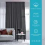 Штори на кухню та кімнату SHADOW 2шт COSAS Антрацит 180х270 см