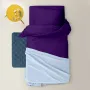 Детская постель без простыни Dark Plum COSAS Фиолетовый 110х140 см