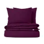 Полуторная постель без простыни Dark Cherry COSAS Марсала 160х220 см