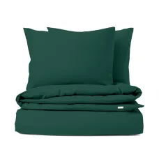 Полуторна постіль без простирадла Dark Green COSAS Зелений 160х220 см Полуторна постіль без простирадла Dark Green COSAS Зелений 160х220 см