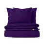 Євро постіль без простирадла Dark Plum COSAS Фіолетовий 200х220 см
