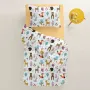 Дитяча постіль без простирадла Colorful Animals COSAS Бежевий 110х140 см