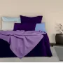 Покрывало 160х230 Lavander Knitted Braid COSAS орхидея