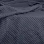Покривало 240х260 Stormy Knitted Braid COSAS стальний