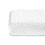 Простынь на резинке COSAS DOTS 80х160 см Черно-белый