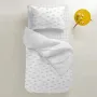 Простыня на резинке 80х160 см GREY DOTS COSAS белый