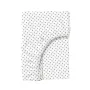 Простыня на резинке 80х160 см GREY DOTS COSAS белый