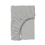 Простыня на резинке 80х160 см GREY DOTS CS1 COSAS серый