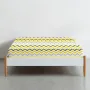 Простирадло на резинці 80х160 см YELLOW ZIGZAG COSAS