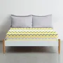 Простирадло на резинці 80х160 см YELLOW ZIGZAG COSAS