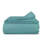 Покривало COSAS Azure Knitted Braid 75x95 см Бірюзовий