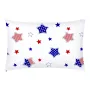 Полуторная постель с простыней на резинке Star America White COSAS Синий 160х220 см