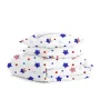 Полуторная постель с простыней на резинке Star America White COSAS Синий 160х220 см