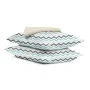 Набор наволочки и простыни COSAS BEIGE ZIGZAG MINT GREY COSAS мятный бежевый