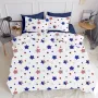 Сімейний комплект постільної білизни Star America Dark Blue COSAS Синій 2х160х220 см