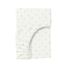 Простынь на резинке 160х200 см MINI DOTS CS3 COSAS белый