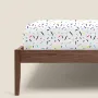 Простынь на резинке в детскую кроватку 60х120 см COLOR LINES COSAS белый