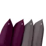 Набір наволочок COSAS DARK CHERRY & URBAN SET 50х70 см 4 шт Вишневий/Сірий
